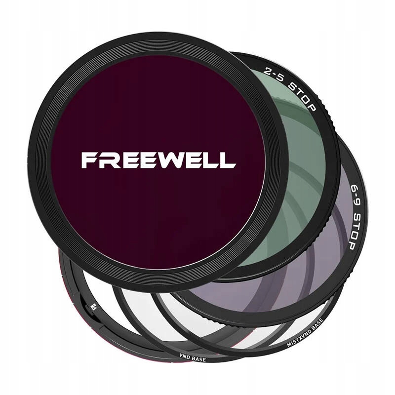 FREEWELL ZESTAW FILTRÓW MAGNETYCZNYCH VND FOTOGRAFICZNYCH DO APARATU 72 MM
