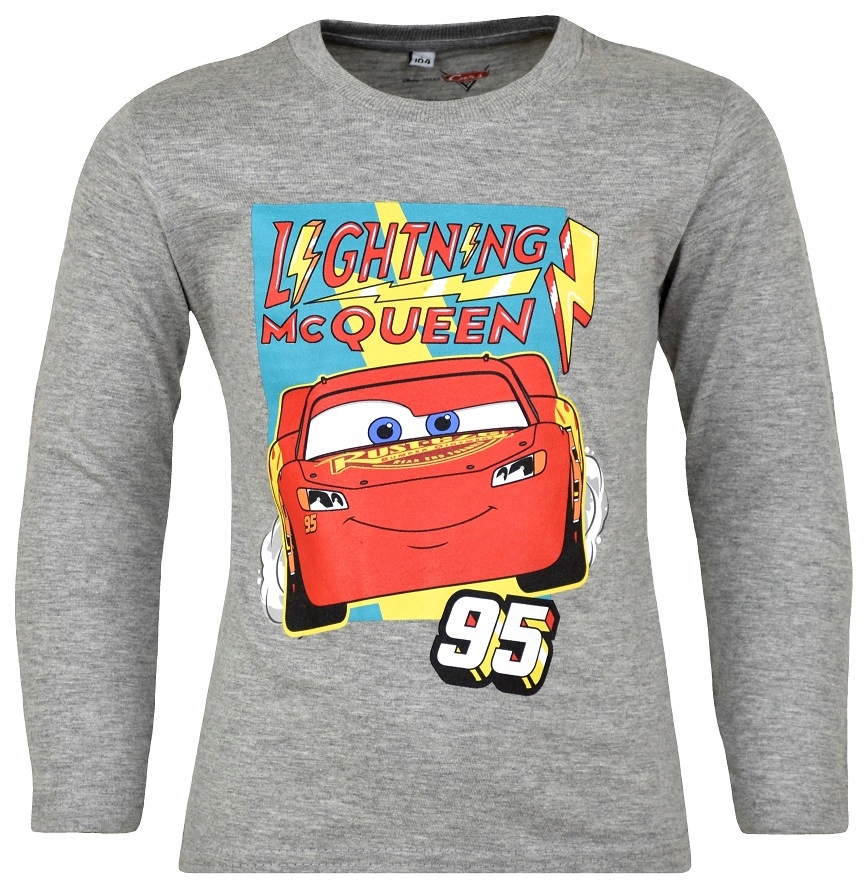 

Auta Zygzak Mcqueen bluzka t-shirt długi rękaw 134