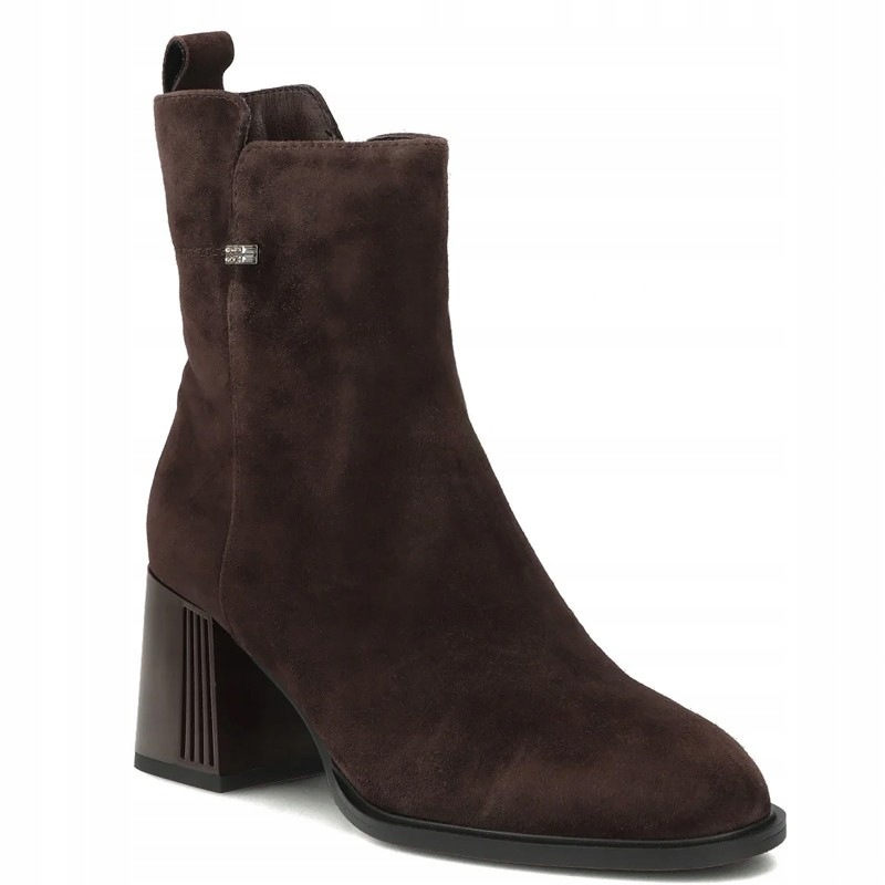 Filippo DBT8191/26 Hnědé Kotníkové Boty Na Sloupku 39