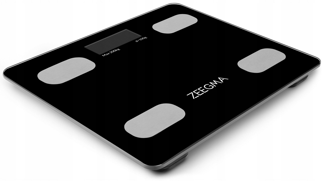 WAGA ŁAZIENKOWA ANALITYCZNA DO 200kg LCD 17w1 Stan opakowania oryginalne