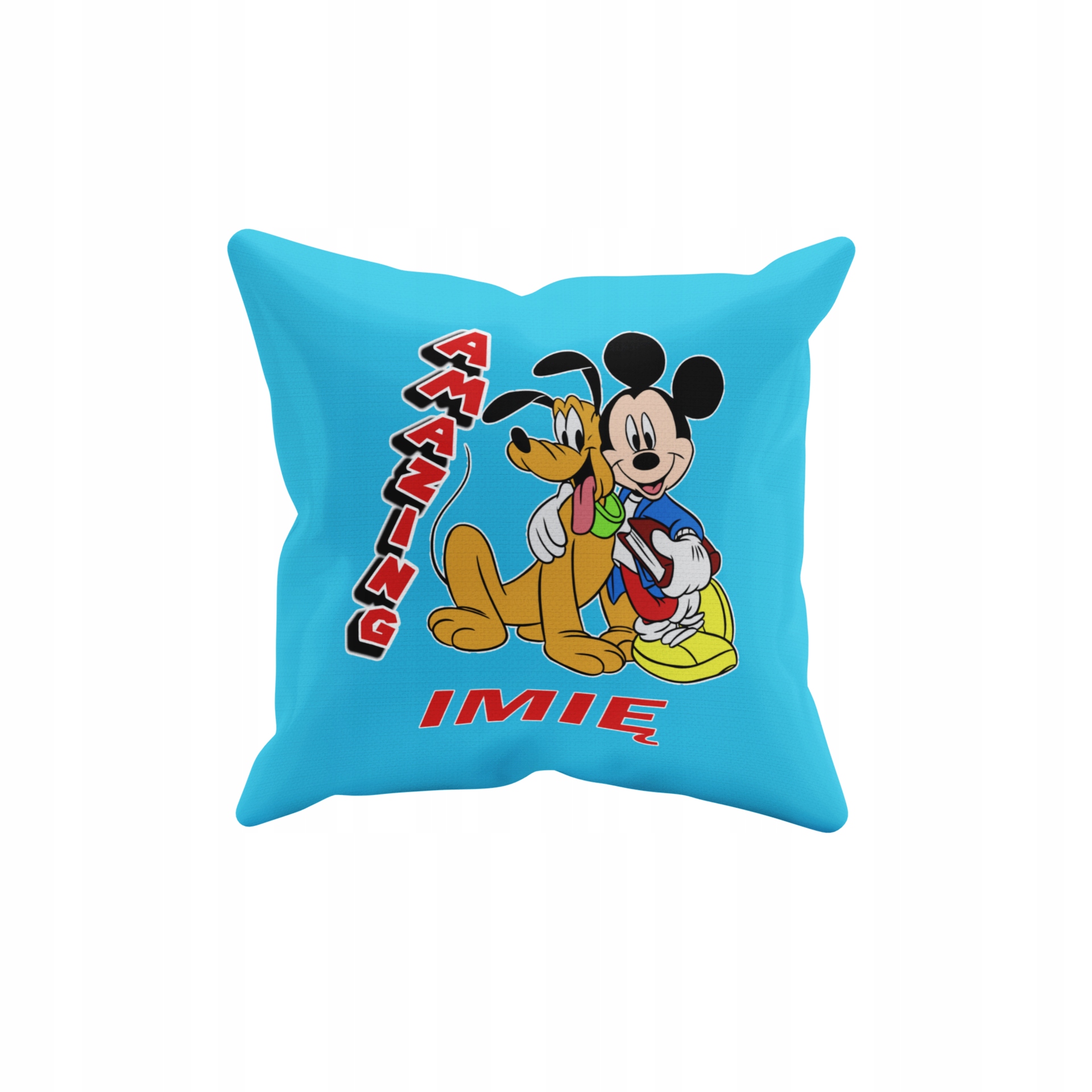 POSZEWKA NA PODUSZKĘ JAŚKA DO PRZEDSZKOLA MYSZKA MICKEY + IMIĘ GRATIS Waga produktu z opakowaniem jednostkowym 0.5 kg