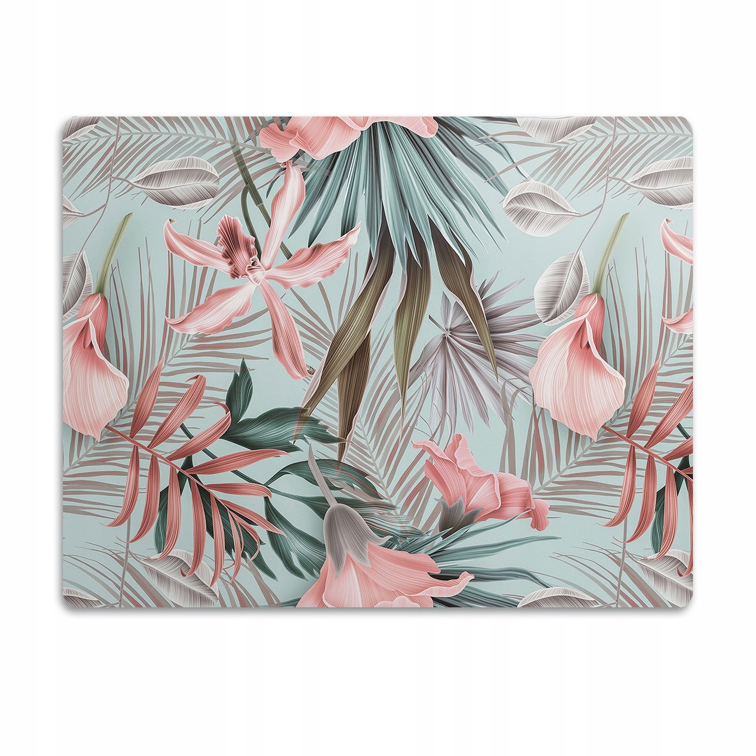 Levně Pro psa podložka pod misku Pastelové květiny 90x60