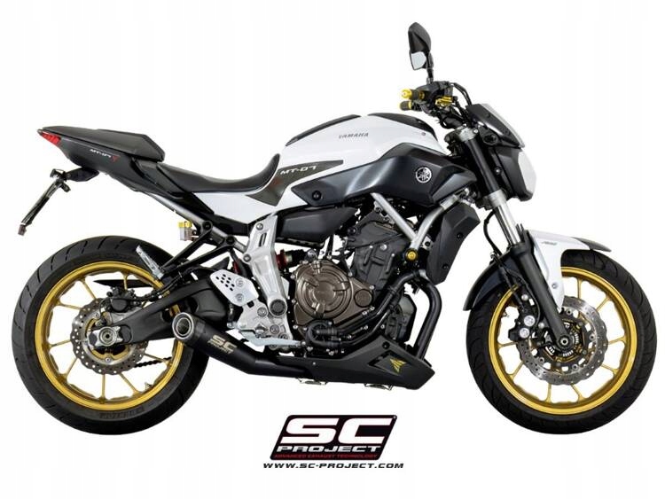 SC-Project układ wydechowy Conic Matt Black Yamaha MT-07 (2013 – 2016) Numer katalogowy części Y14A-C21MB