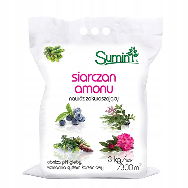 

Sumin Nawóz zakwaszający Siarczan Amonu 3kg