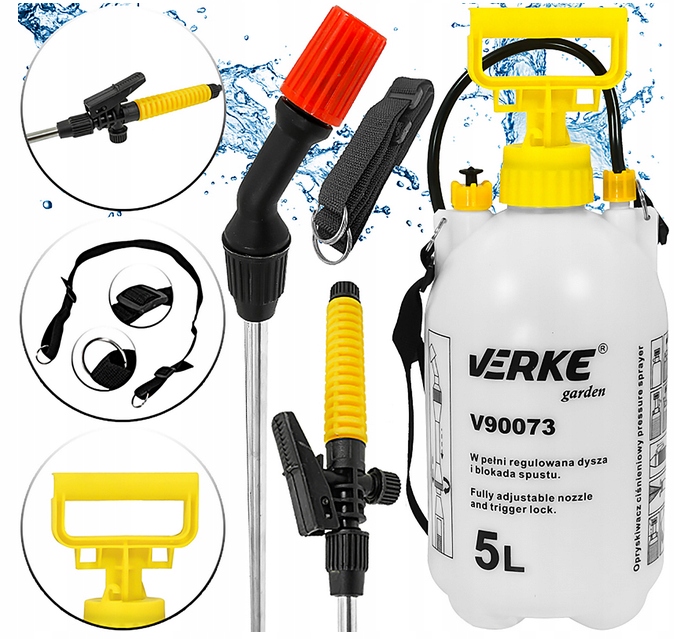 

Opryskiwacz Ręczny Spryskiwacz Ciśnieniowy Wody 5L