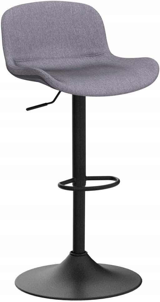 Sada 2 sivých barových stoličiek Barové stoličky Kidol & Shellder Otočné
