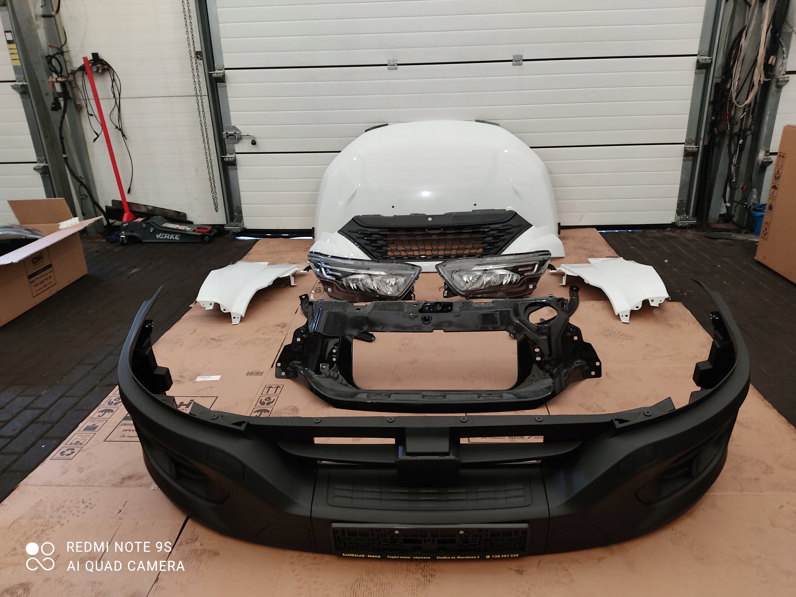 IVECO DAILY KOMPLETNY PRZÓD MASKA ZDERZAK 2019+LED