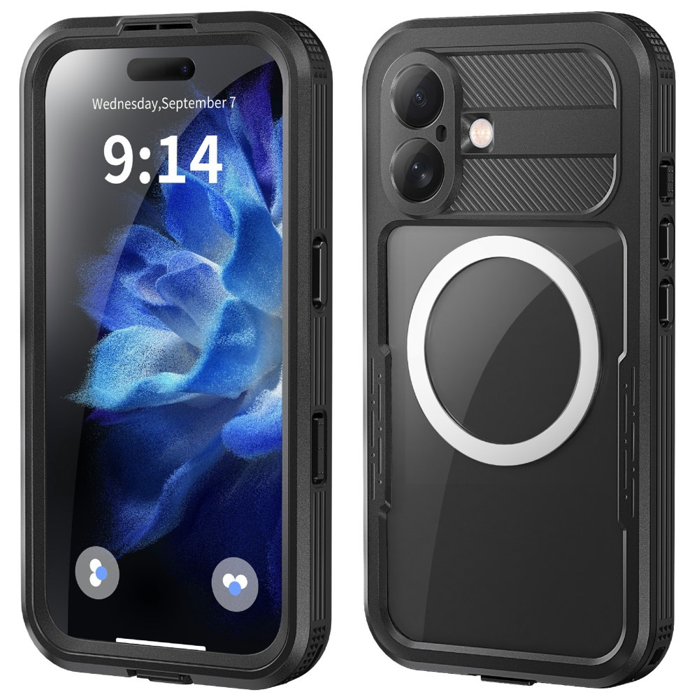 Pouzdro pro iPhone 16 pro Magsafe Voděodolné IP68 Pancerne 360 vodotěsné