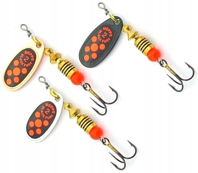 3 x MEPPS BLACK FURY ORANGE Nr.2 /4,5 gr S.C.B