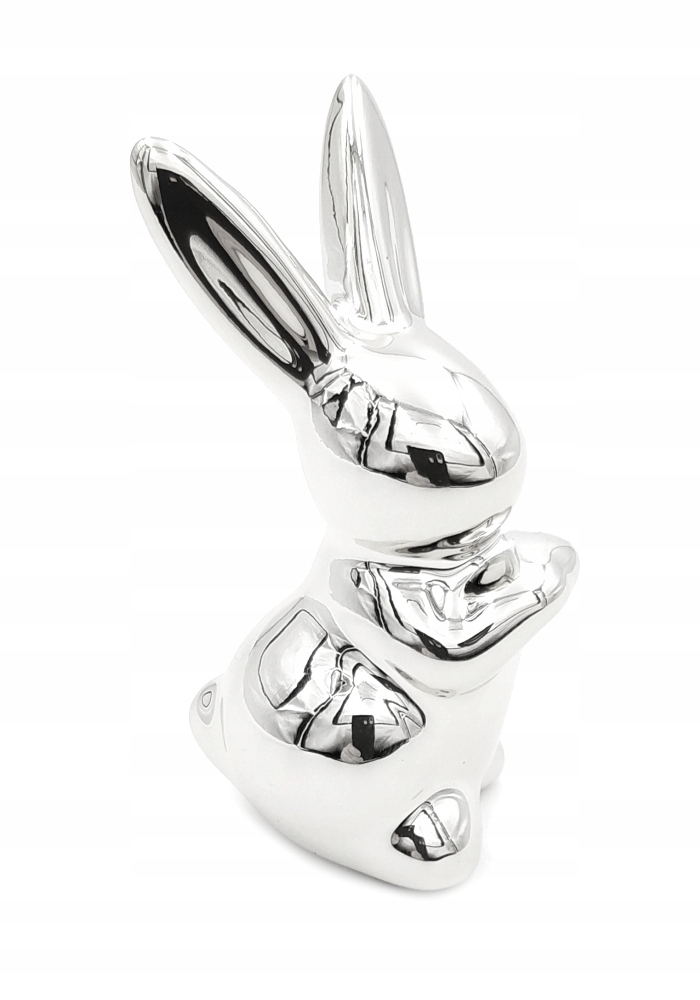 KRÓLIK KRÓLICZEK WIELKANOCNY DO STROIKA SREBRNY