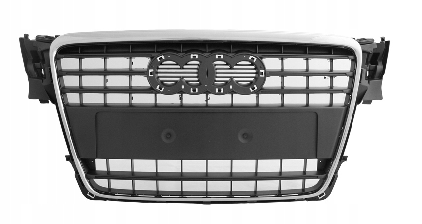 Audi A4 B8 08- Atrapa Středový Gril Nový Chrom