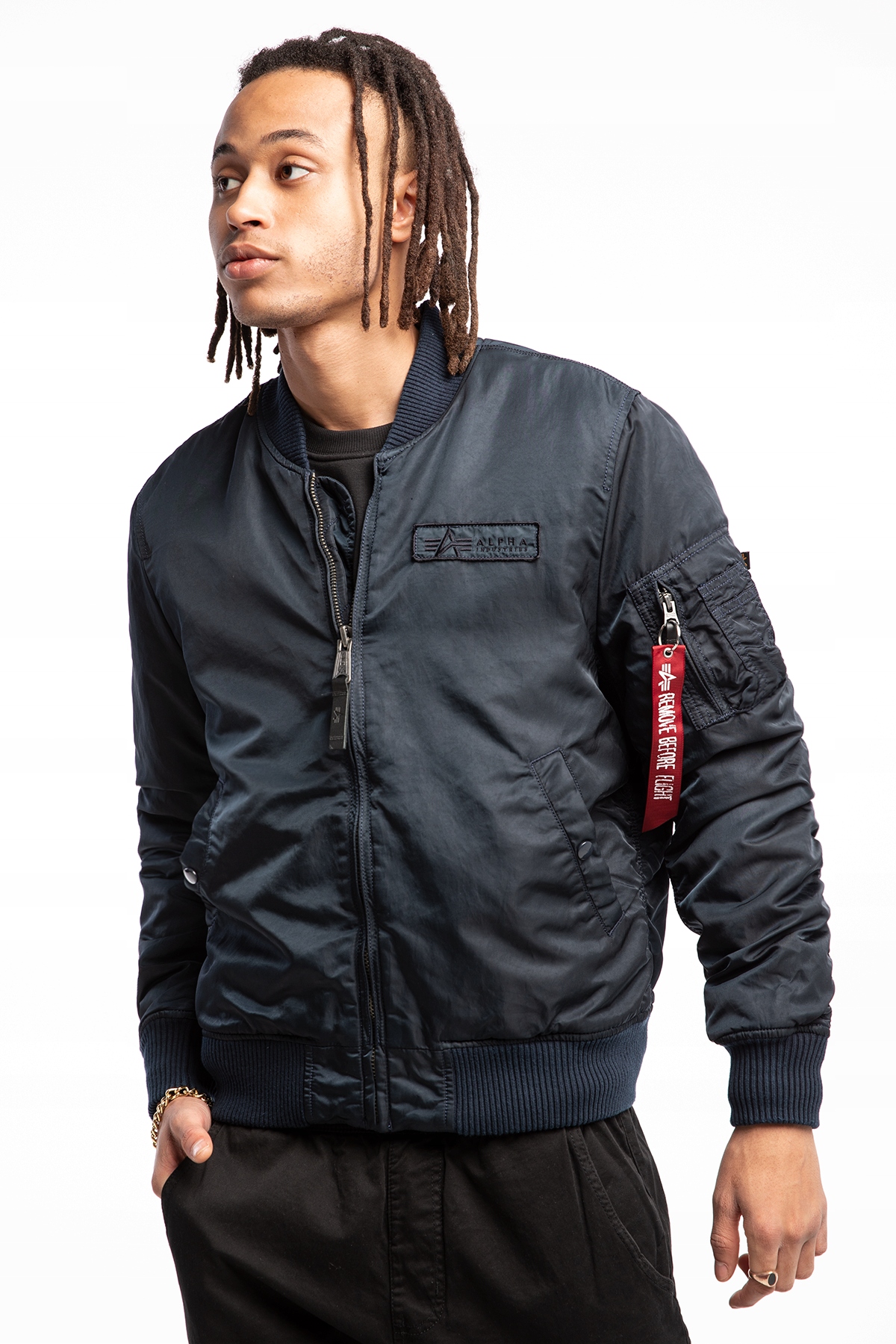 Pánská bunda Alpha Industries MA-1 Vf Authentic Overdyed 108130 S