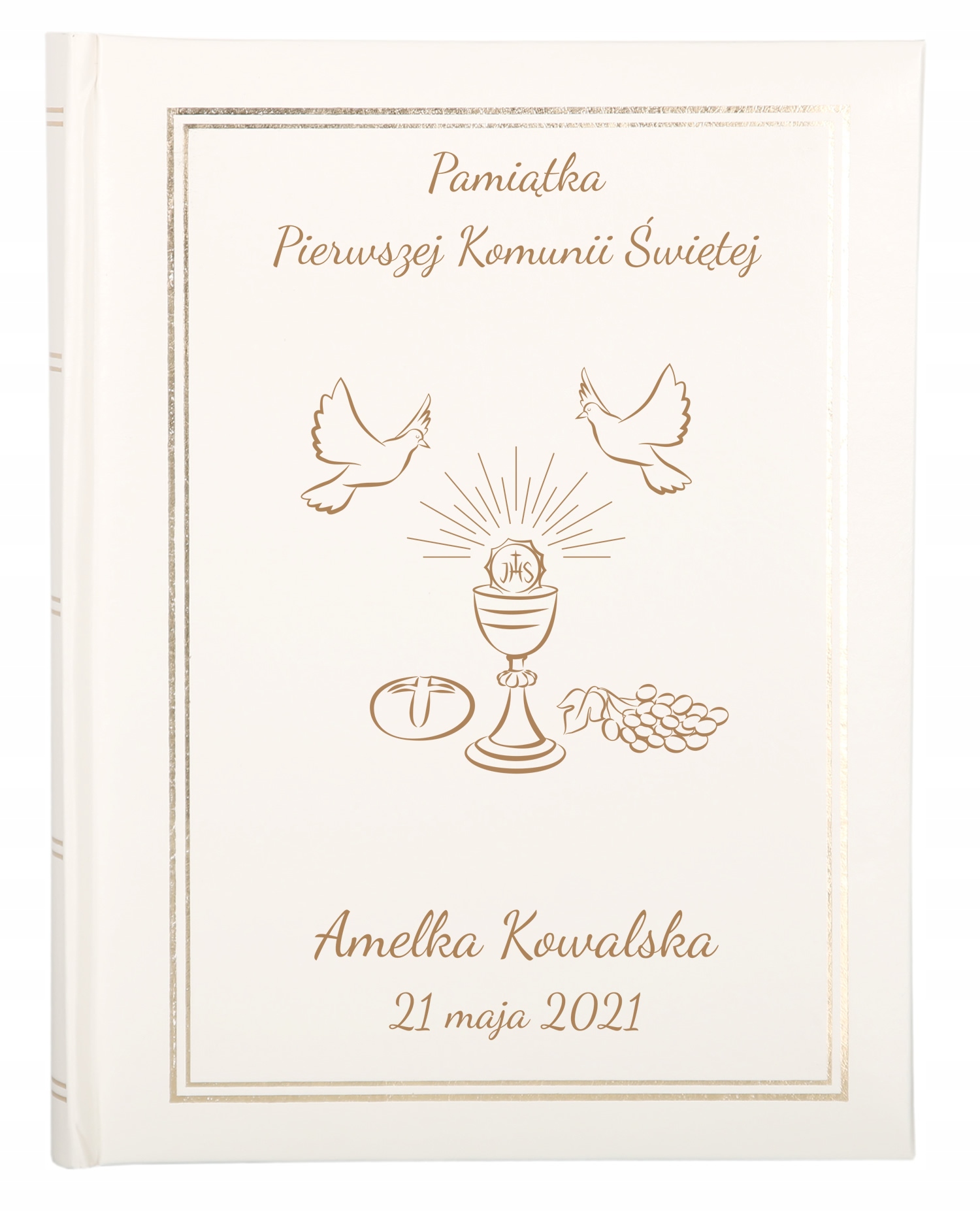 

Album zdjęcia wsuwane 100 zdjęć Komunia Grawer