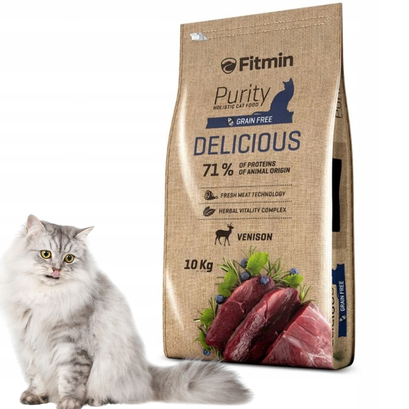 Fitmin Cat Purity Delicious Venison Dziczyzna 10kg dla kota