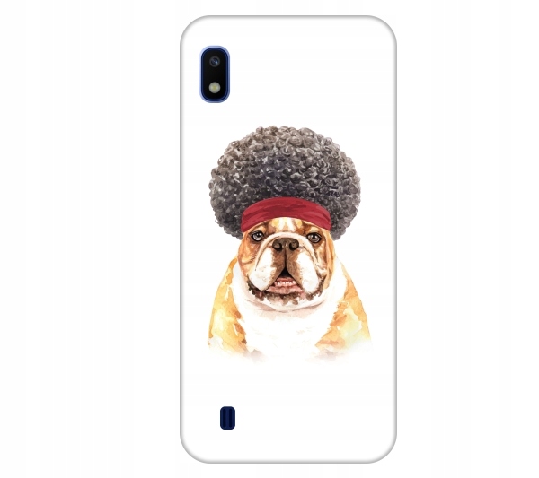 

Etui pokrowiec do Samsung Galaxy A10 Bulldog afro