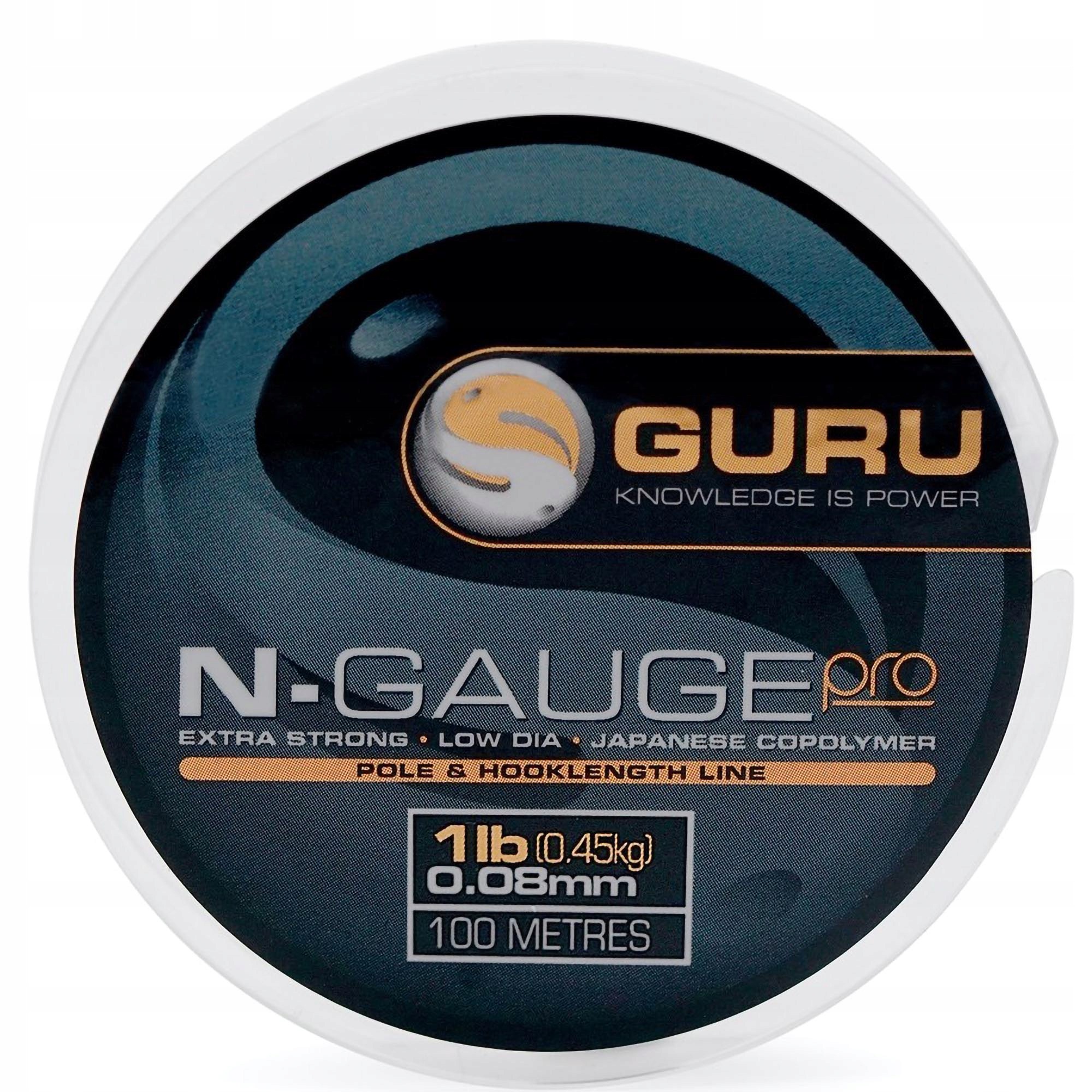 Żyłka Guru N Gauge Pro 100m 0.10mm 2lb