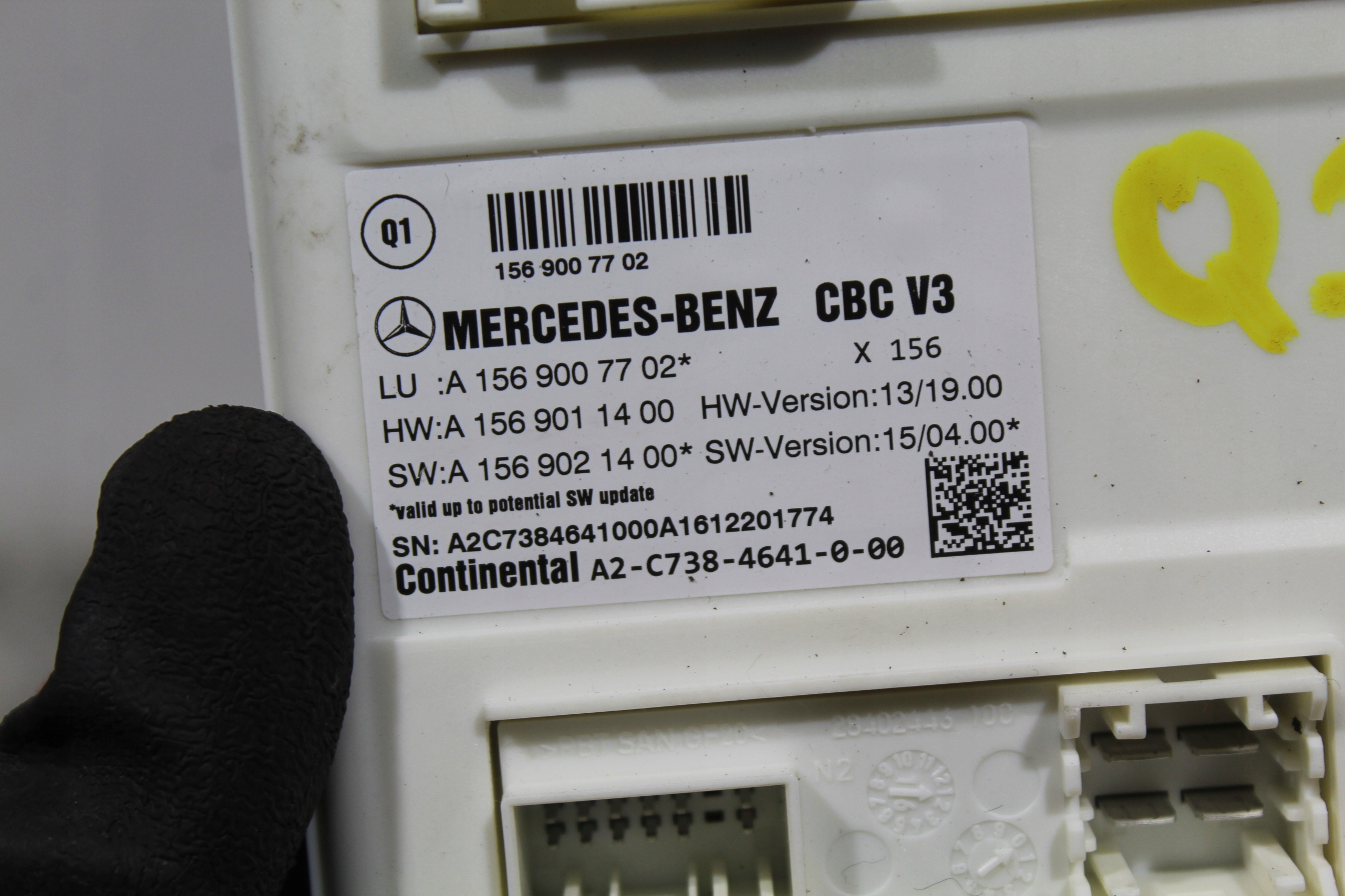 module control unit INFINITI Q30 A1569007702