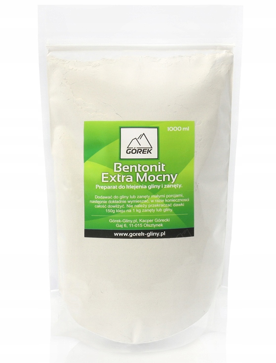 Górek Gliny Bentonit Extra Mocny klej do zanęt 1000 ml
