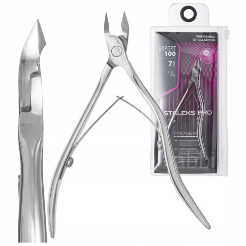 Staleks Profesionální Pohodlné Nůžky Na Stříhání Kůžiček Expert 7 MM NE-100-7