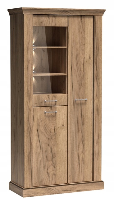 Witryna kredens regał z półkami led ANTICA A10