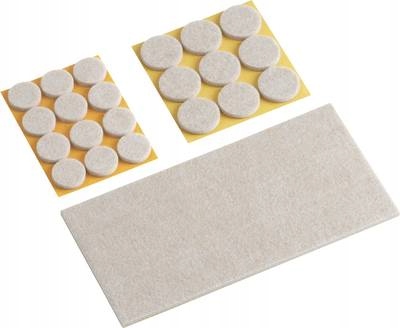 

Podkładki Filcowe Beżowe Grube 20 x 10 cm Zestaw