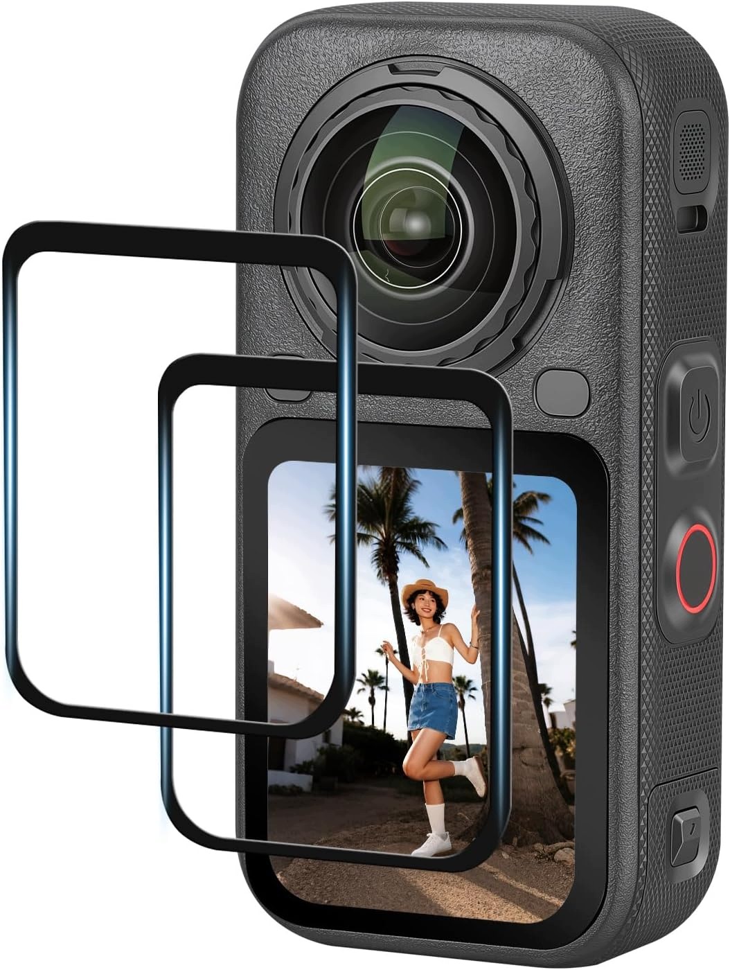 Szkło hartowane na ekran Insta360 X6 2 szt. przezroczyste 9H