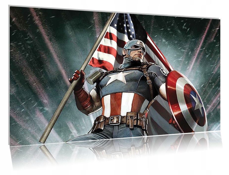 

Obraz szklany na szkle Kapitan Ameryka 01 30x20