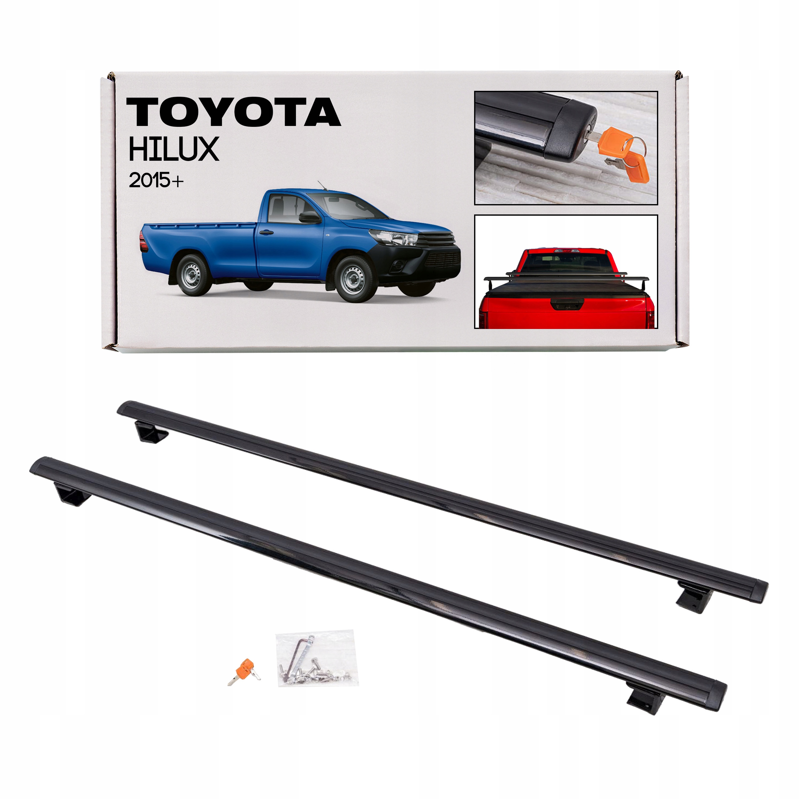 Toyota Hilux 2015, Priečne Nosníky Na Roletu, Batožinový Priestor Na Nákladnú Skrinku