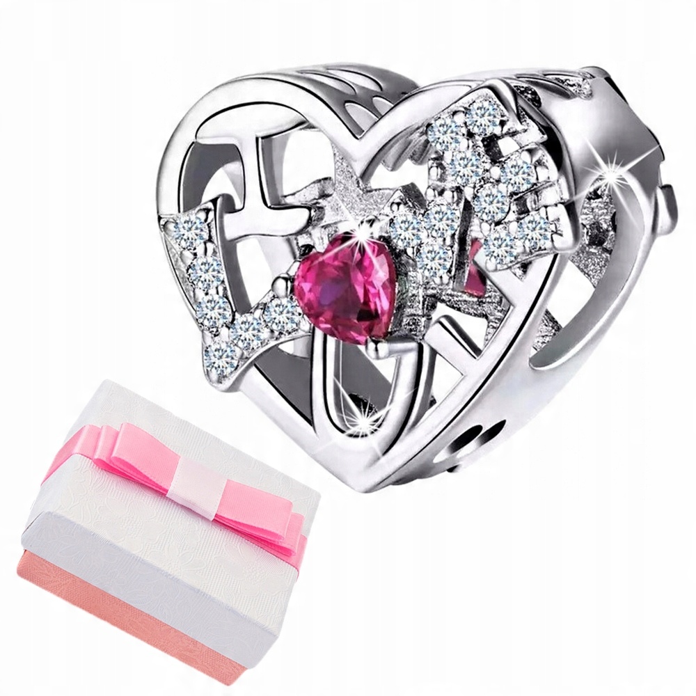

Charms Serce I Love You Miłość Zawieszka Koralik
