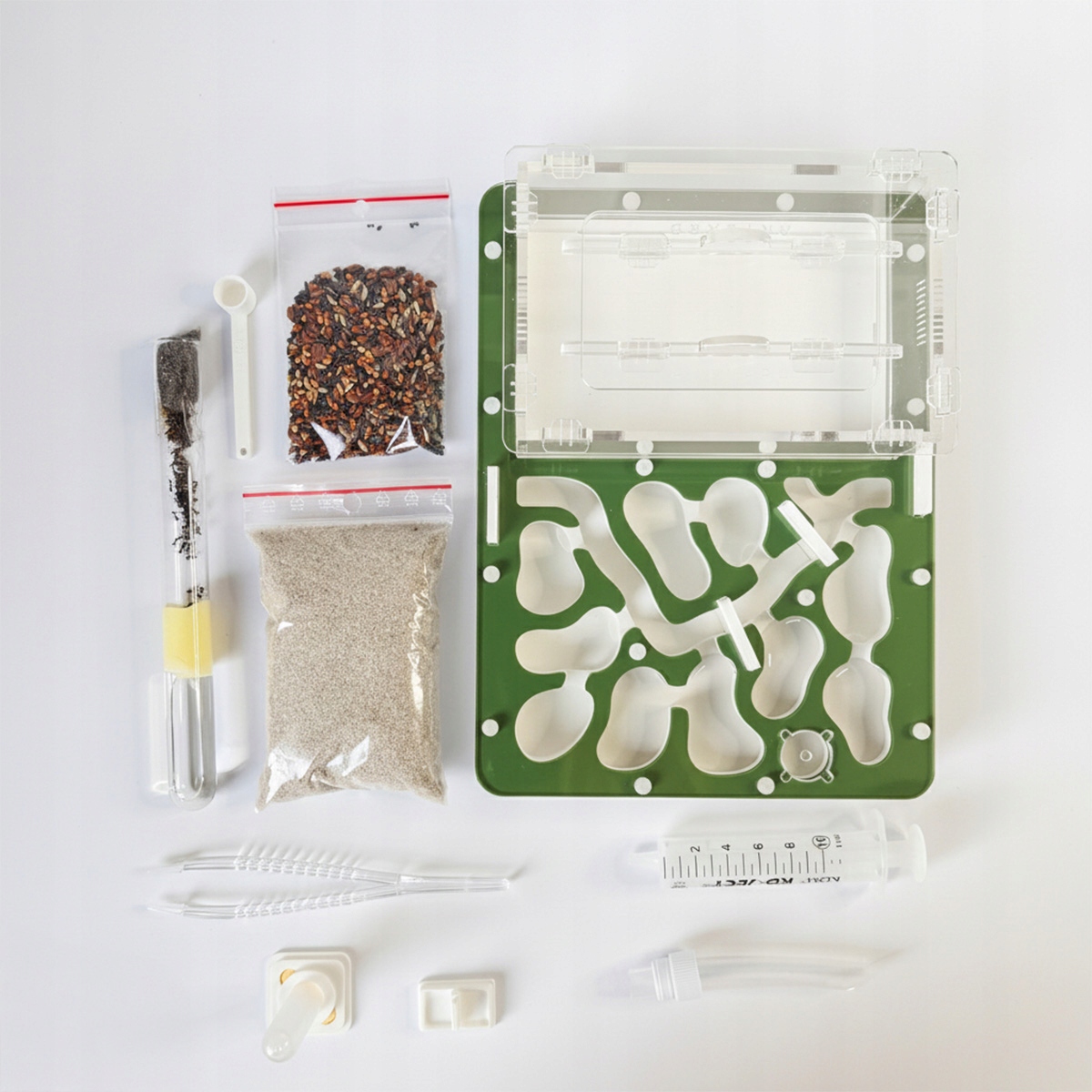 Levně Formikarium s mravenci Messor barbarus Antgard House Startovací Sada