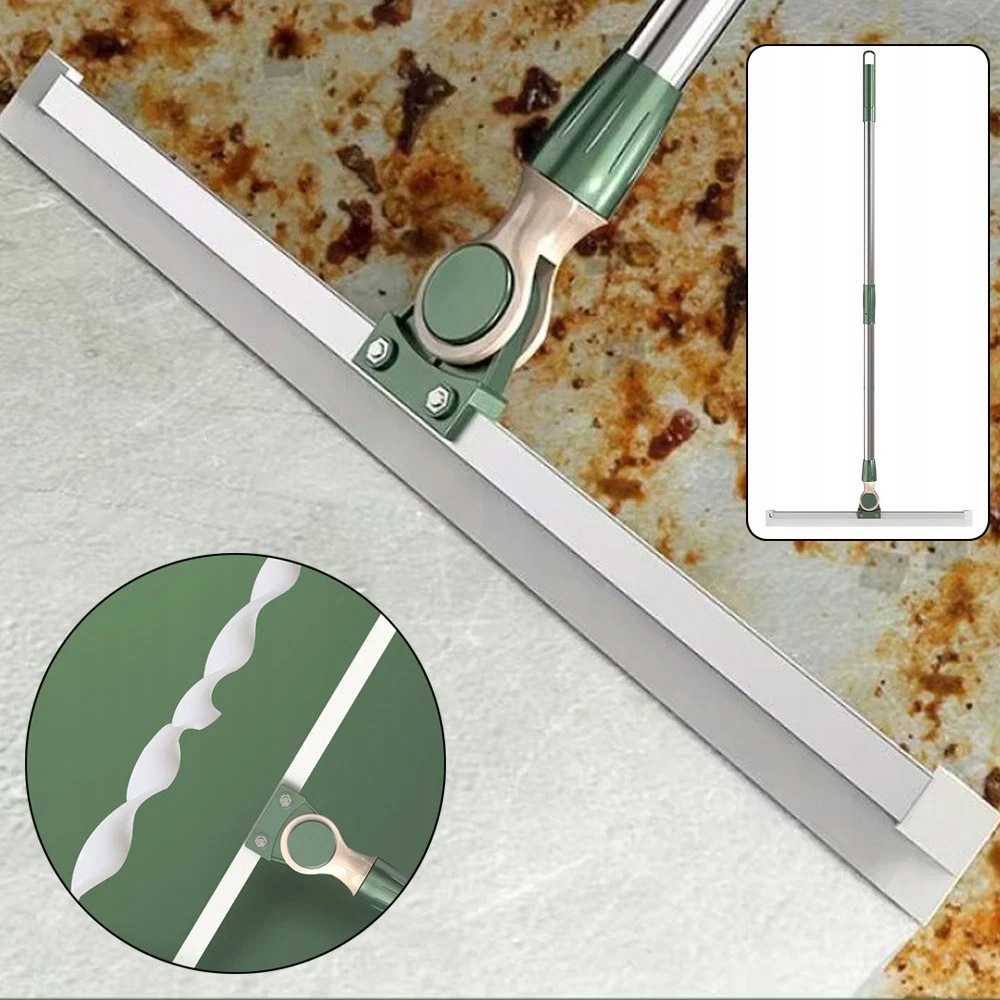 Kovová stěrka na vodní podlahy 35 cm s hliníkovou tyčí 125 cm, robustní