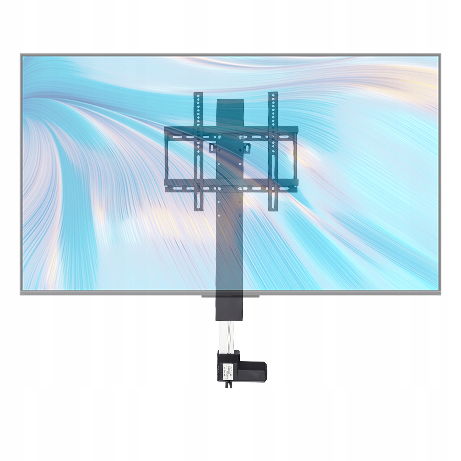 Elektryczna podpora telewizora z regulacją wysokości,700mm suwnica podnoszą