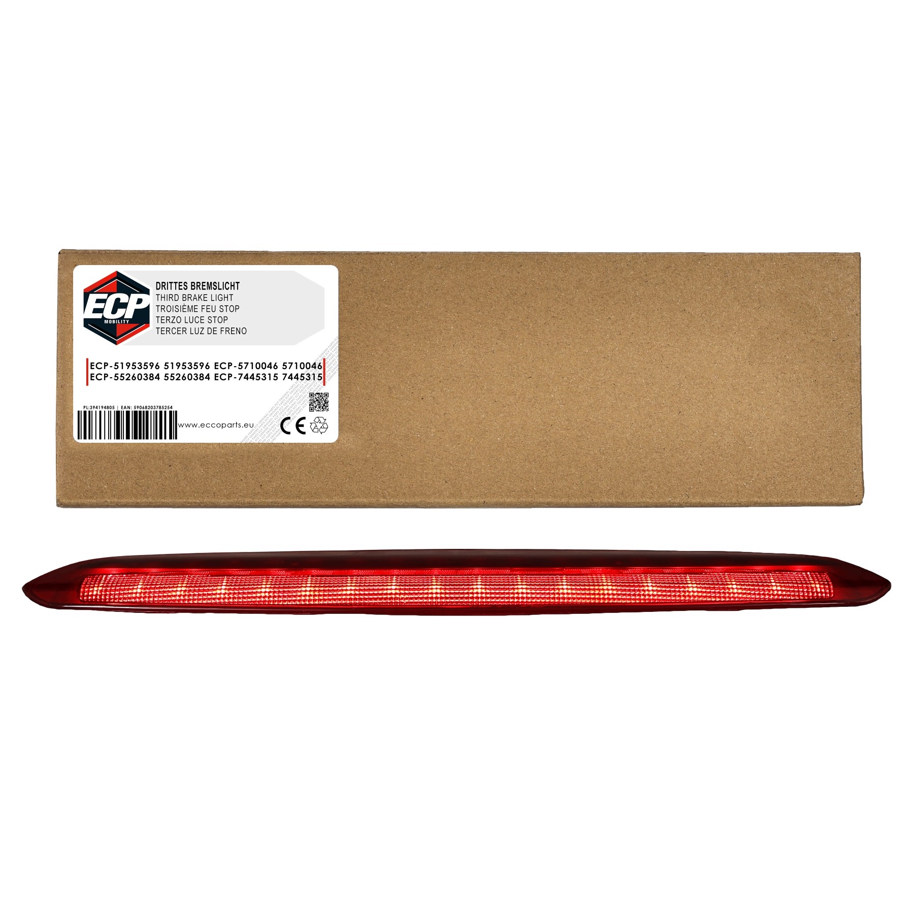 51953596 68247167A Třetí Stop Světlo Jeep Renegade 2014+ [ecp Mobility]