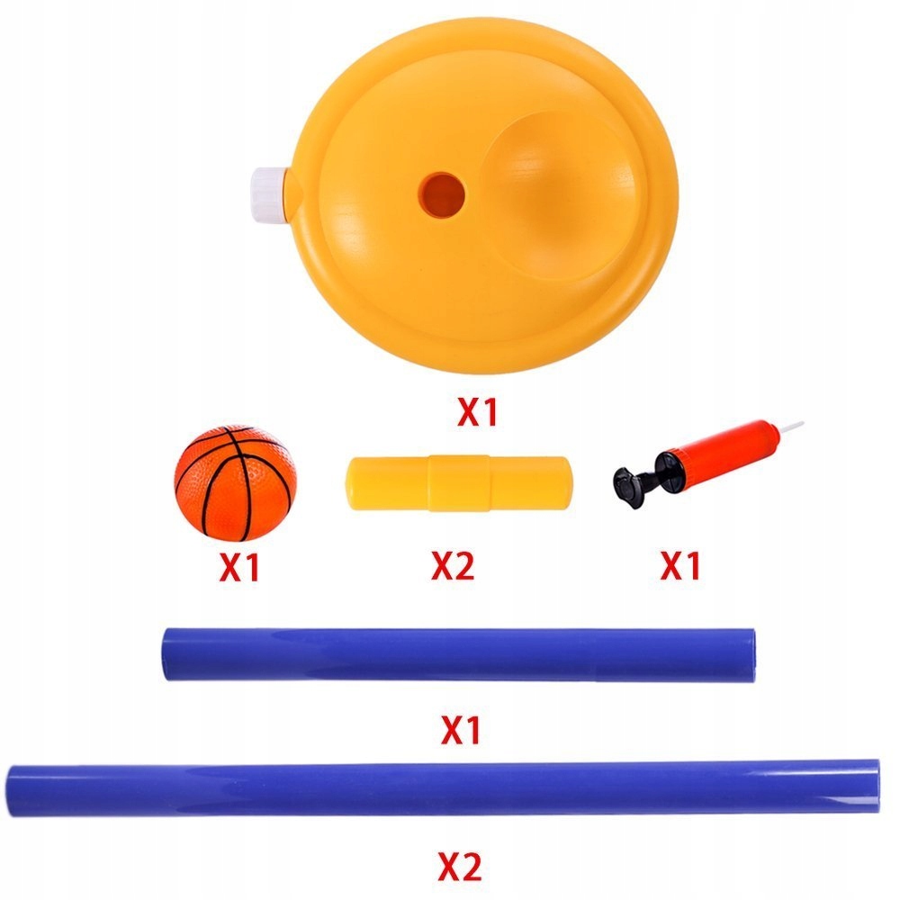 ZESTAW DO GRY W KOSZYKÓWKĘ KOSZA 108cm KOSZ+PIŁKA Marka inna