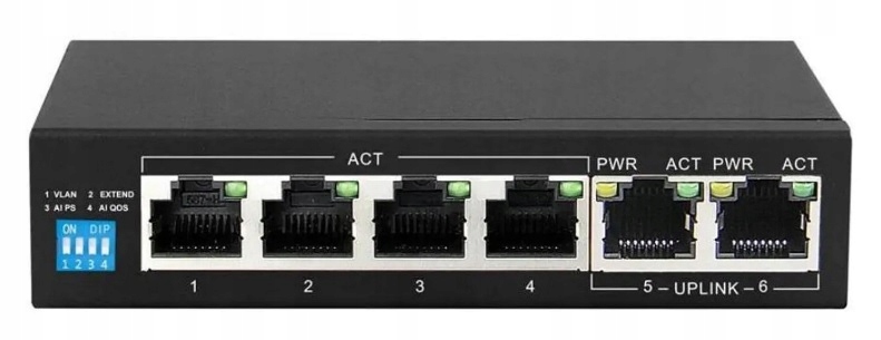 Switch Extralink EX.14305 6 portů Store and forward