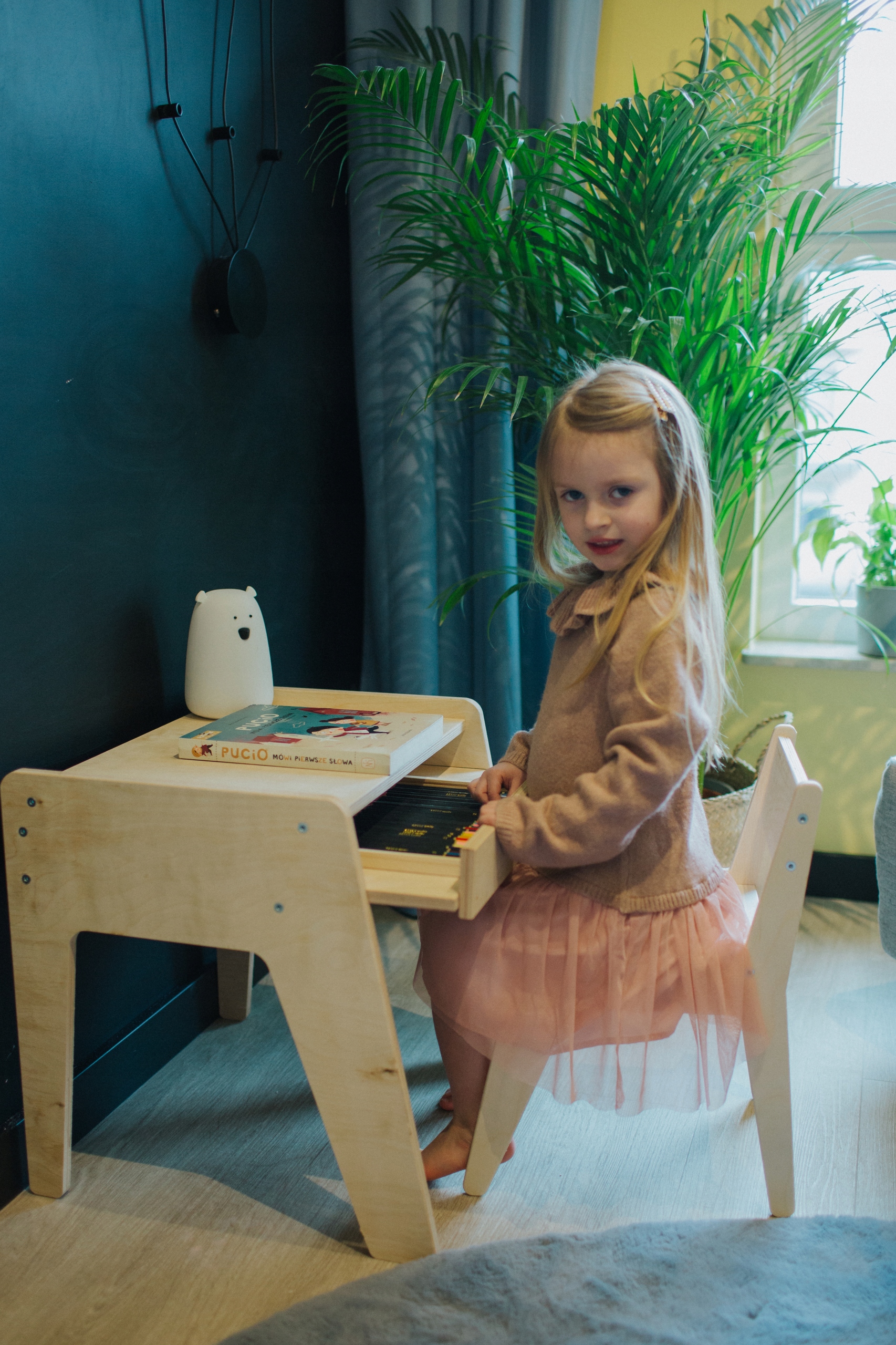 Stolik i krzesełko dziecięce olejowane EAN (GTIN) 5905191090593