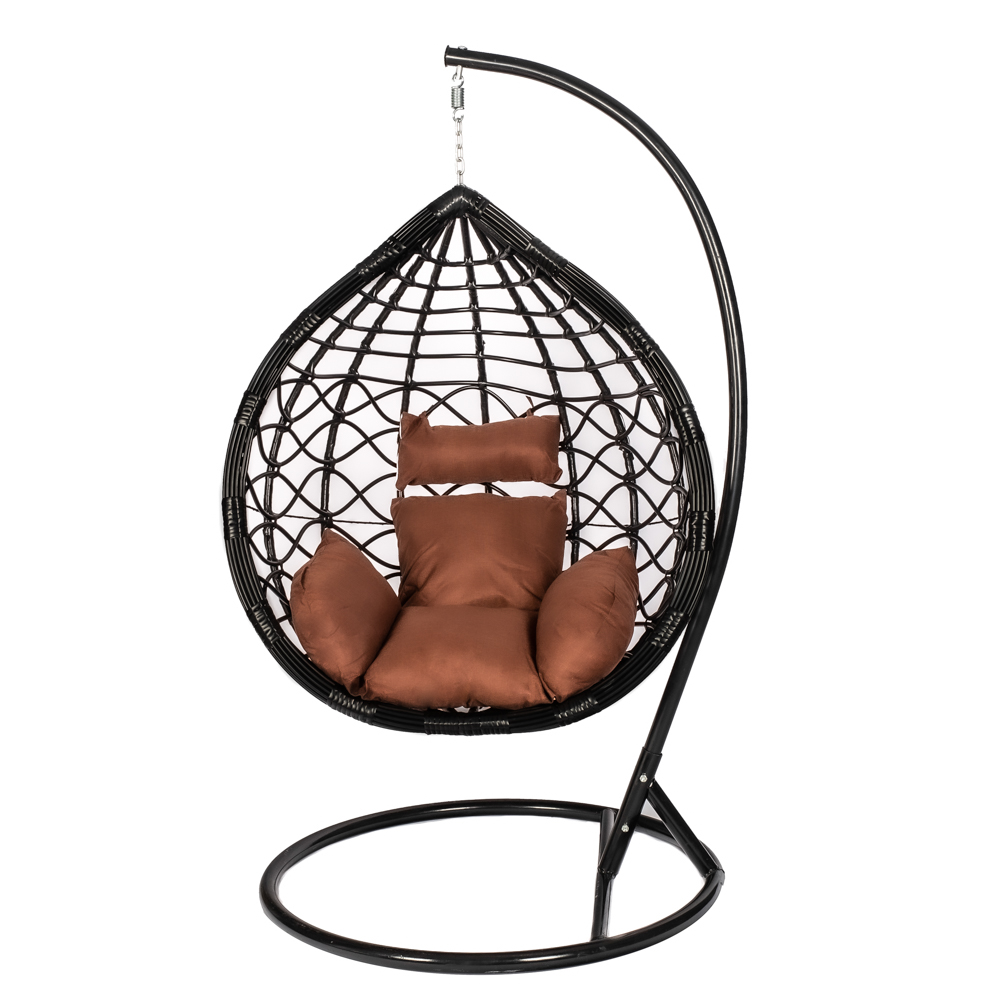 FOTEL WISZĄCY BUJANY OGRODOWY HUŚTAWKA XXL Wysokość maksymalna 195 cm