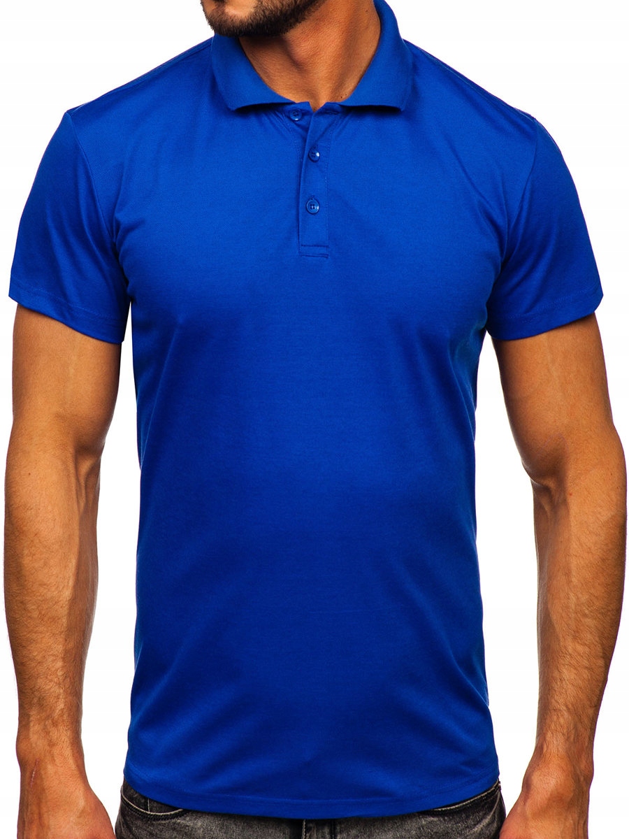 

Koszulka Polo Męska Kobaltowa 8T80 Denley_xl