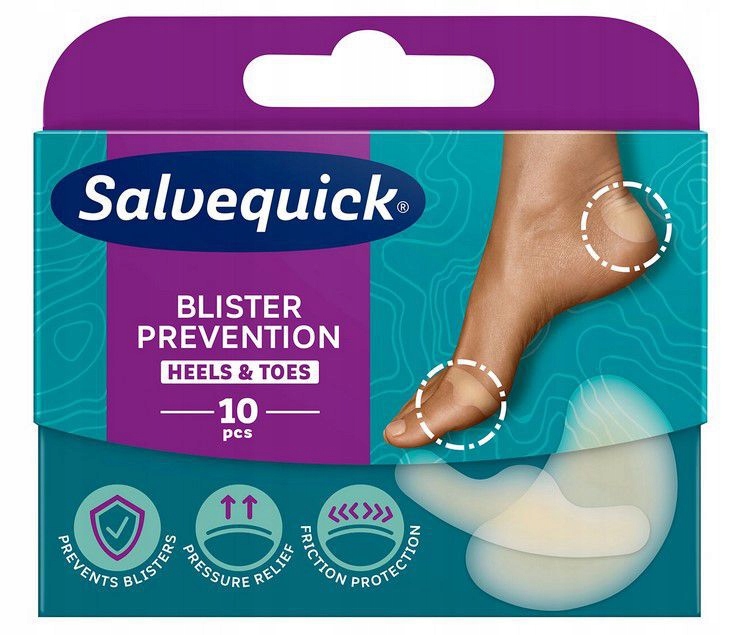 

Salvequick blister prevention plastry na pęcherze
