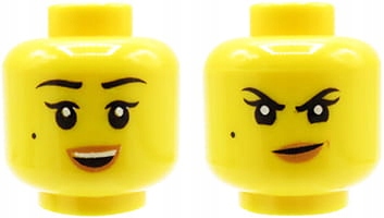

Lego głowa główka figurki kobieta, pieprzyk