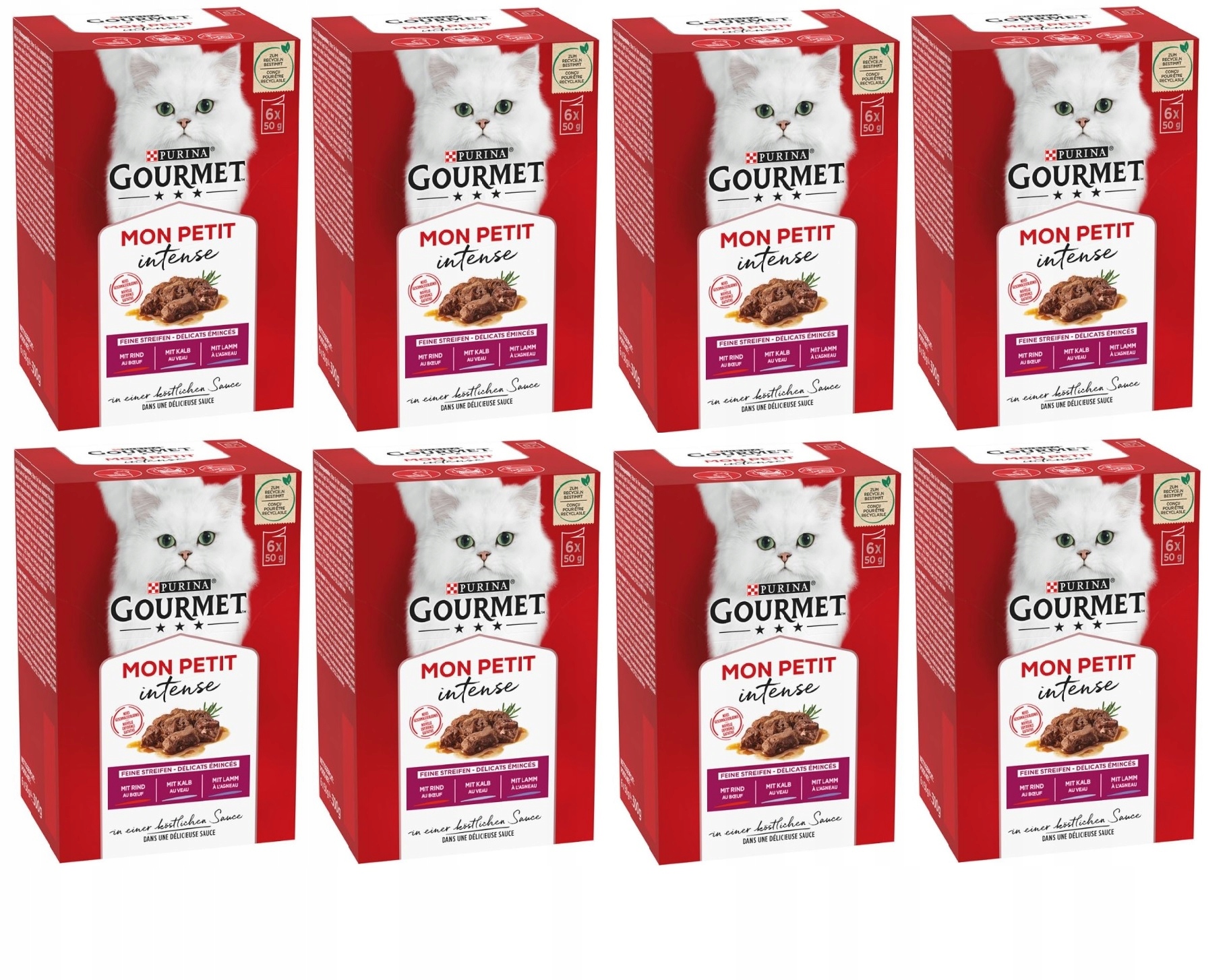 Purina Gourmet mon petit mokra karma dla kota pakiet mięsne smaki 48x50g