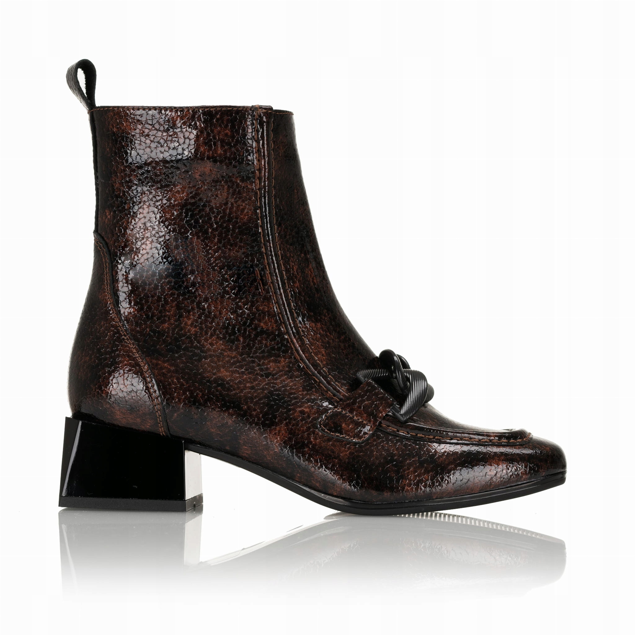 Dámské kotníkové boty Higo 2606 Bronz 36, Hnědá