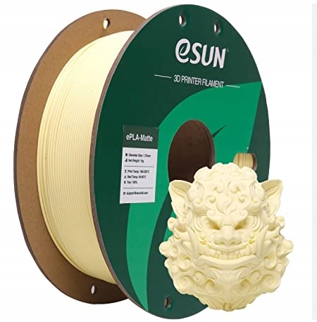 

eSun filament Pla Matte migdałowo żółty 1.75mm/1kg