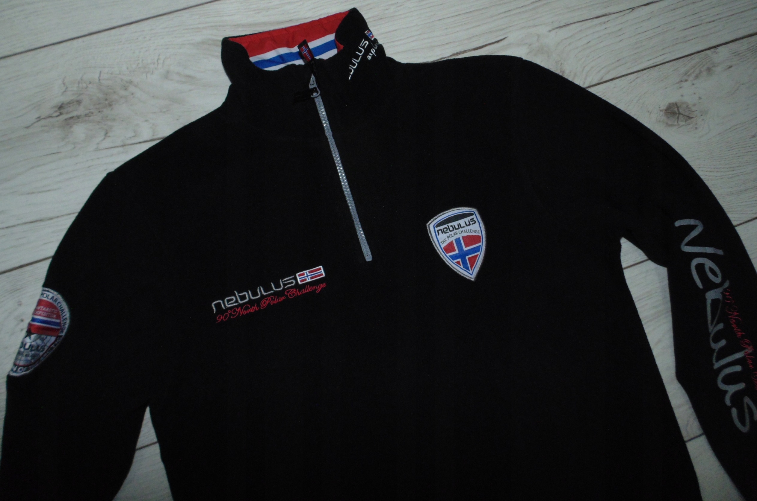 NEBULUS POLAR MĘSKI OUTLET r. M Kolekcja FLEECE PULLOVER SKANDINAVIA