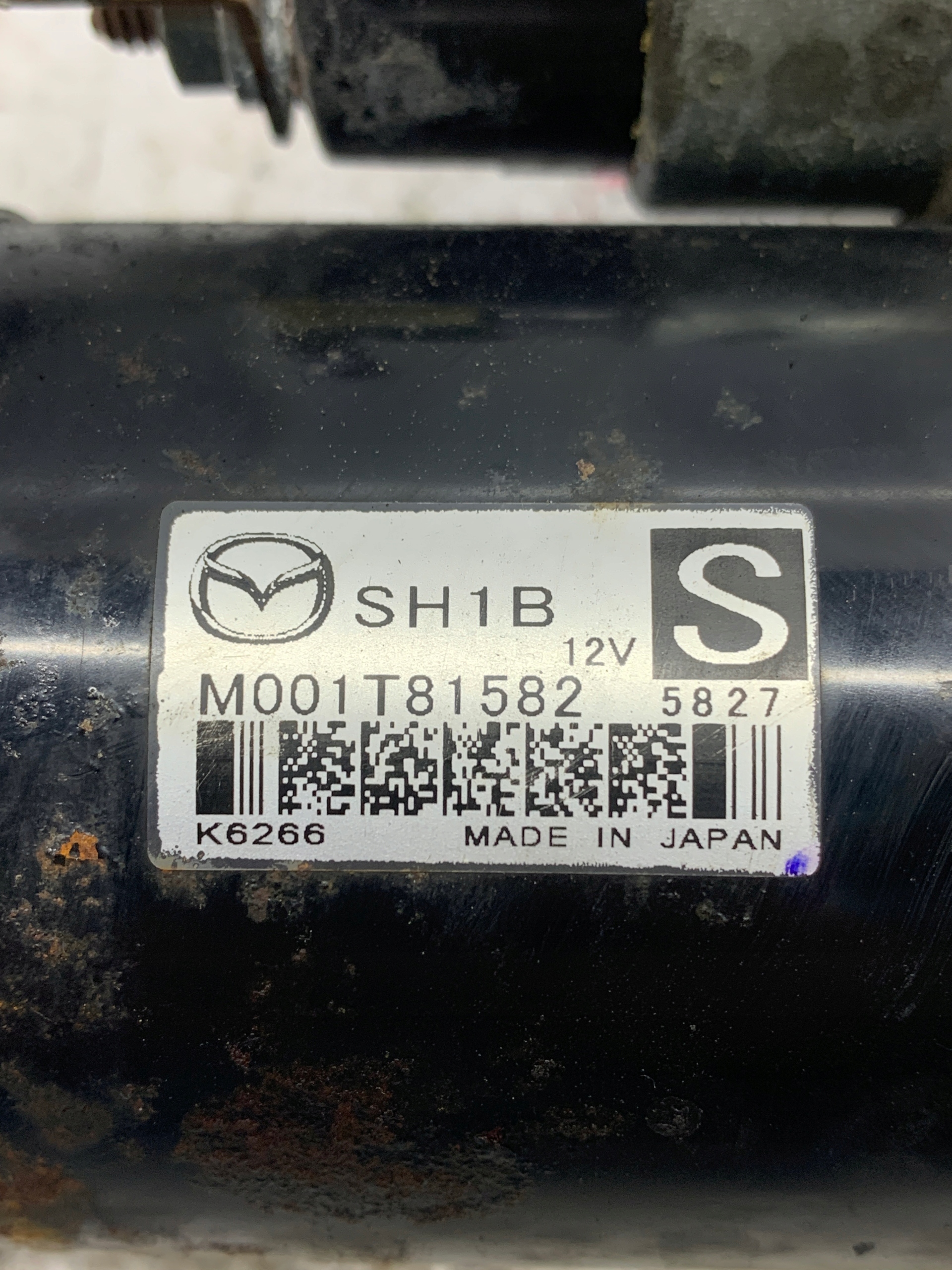 startér M001T81582 MAZDA CX5 CX-5 a LIFT (2012-2017) 2.2 SKYACTIV
