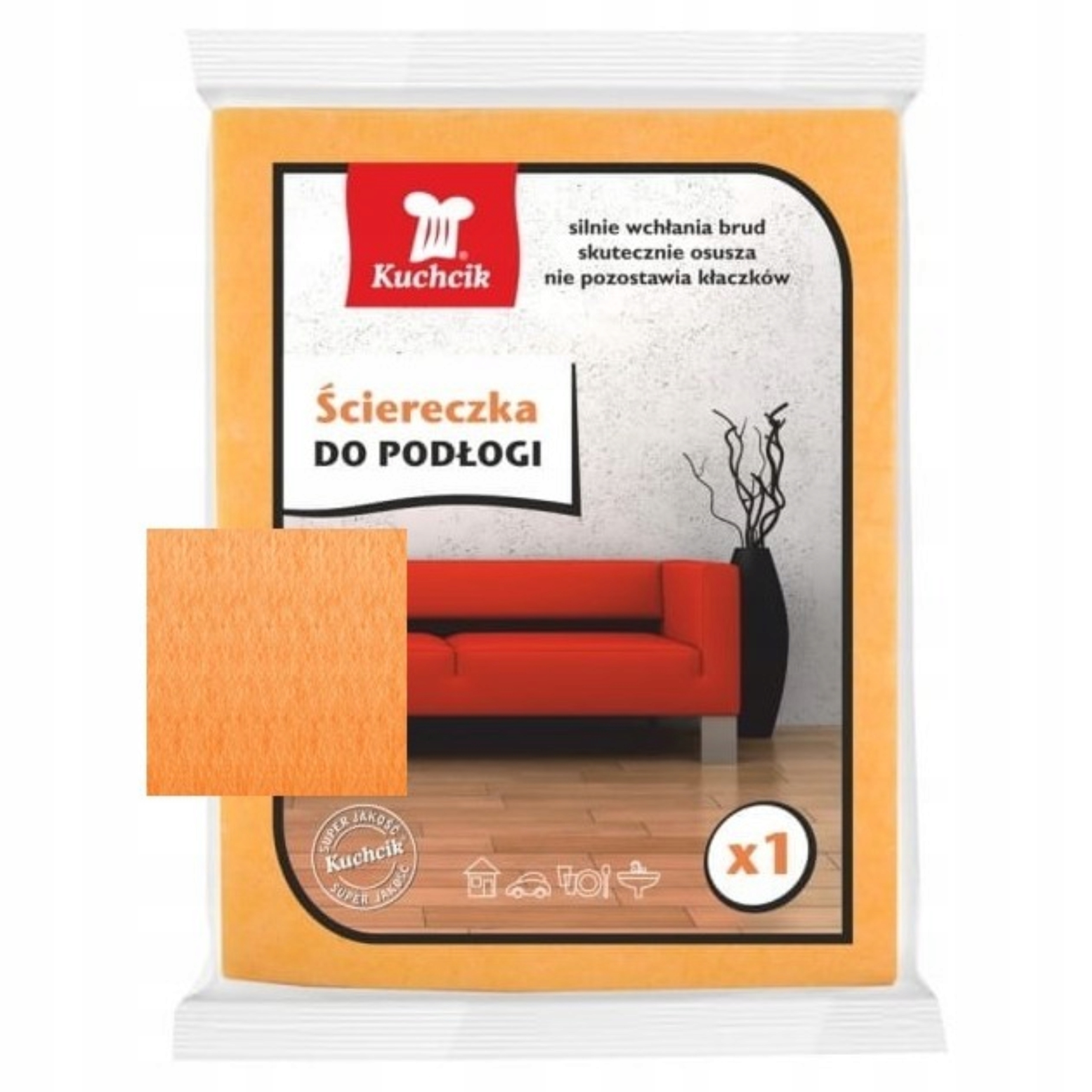 17x Utěrka na podlahu 50x58 cm Kuchcik Vlněná utěrka