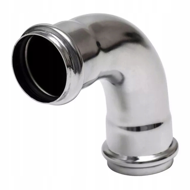 Kolanko chromowane łuk do syfonu umywalkowego fi 32 mm 90°z uszczelkami