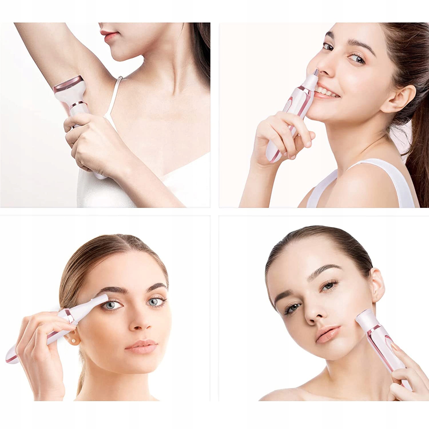 4 W 1 ELEKTRYCZNA GOLARKA DLA KOBIET DO GOLENIA NA MOKRO I NA SUCHO Z USB EAN (GTIN) 6951000641431