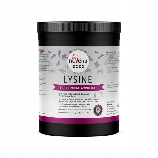 NuVena Lysine 1300g lizyna przyswajanie białka