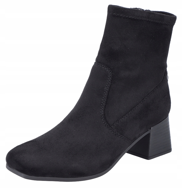 Rieker 70971-00 36 – elegantní kotníkové boty na podpatku